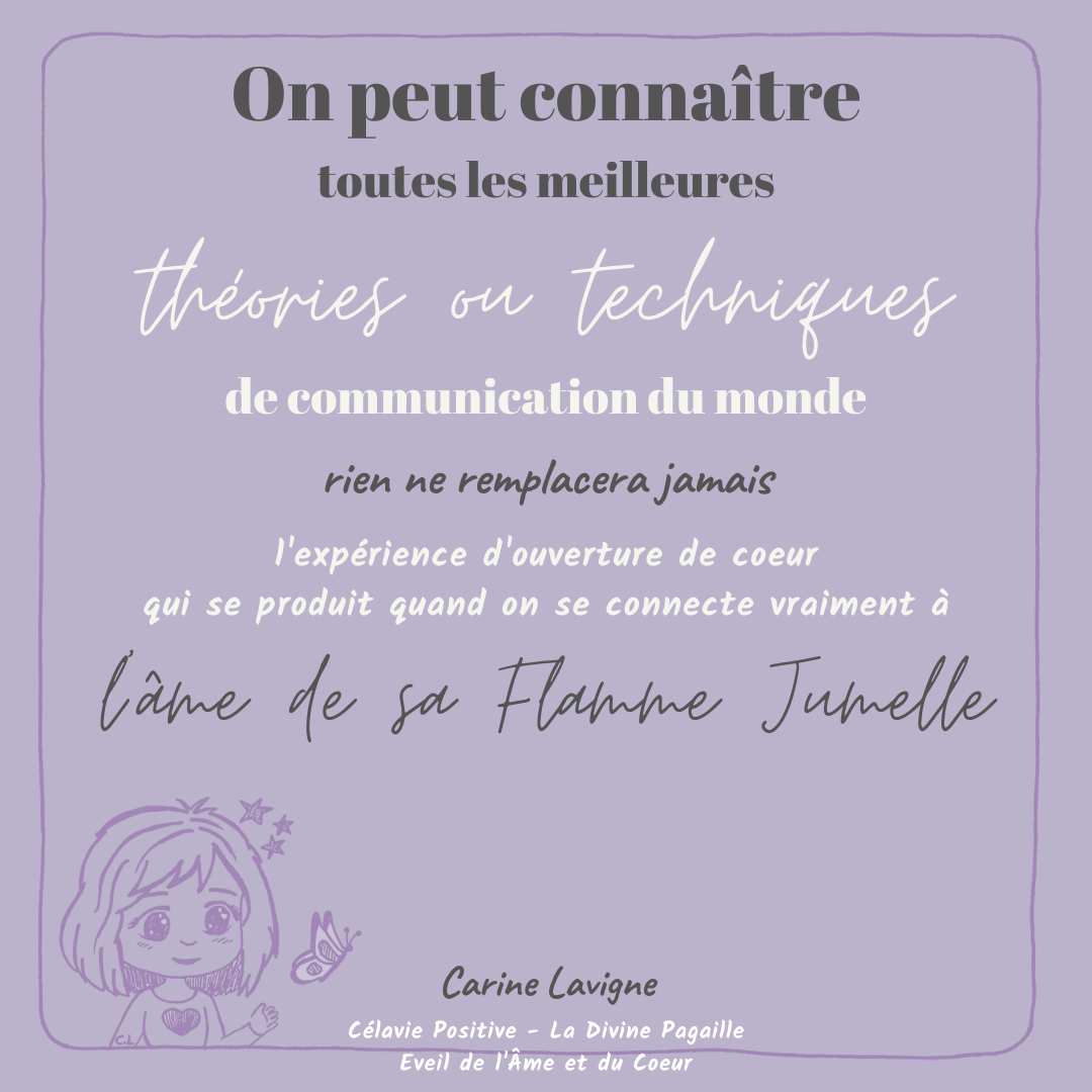 communiquer flamme jumelle