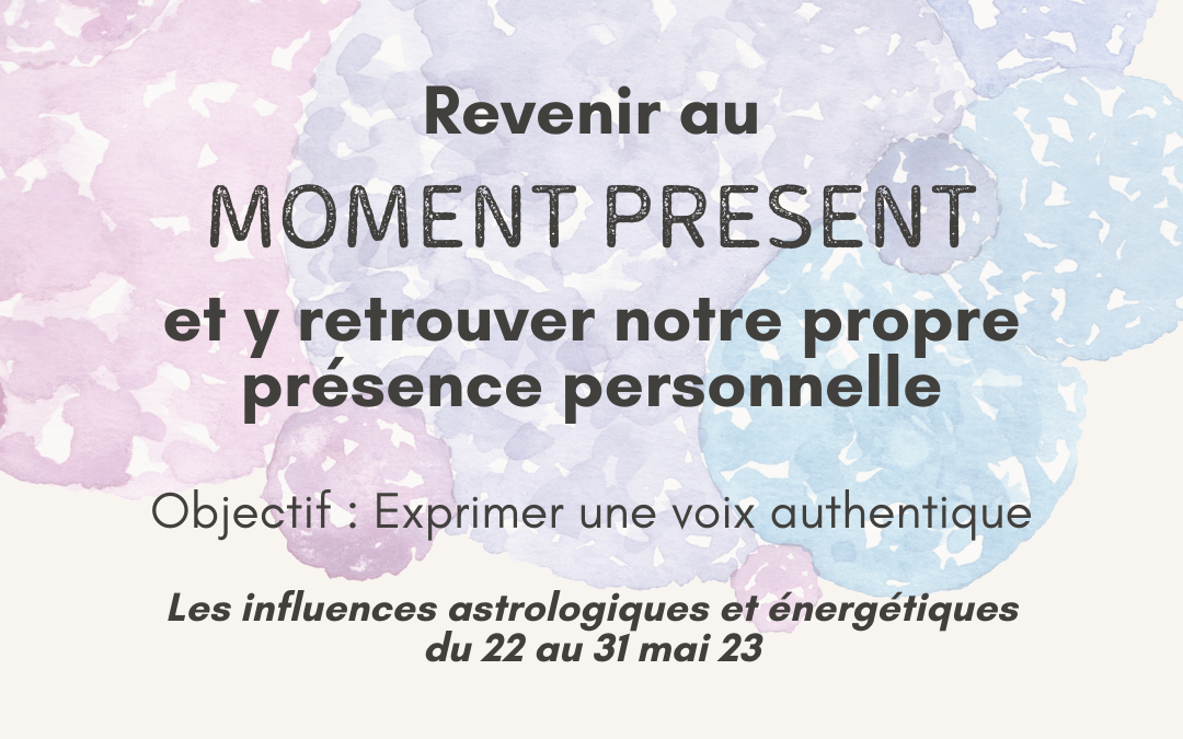 LES ENERGIES du 22 au 31 mai 23